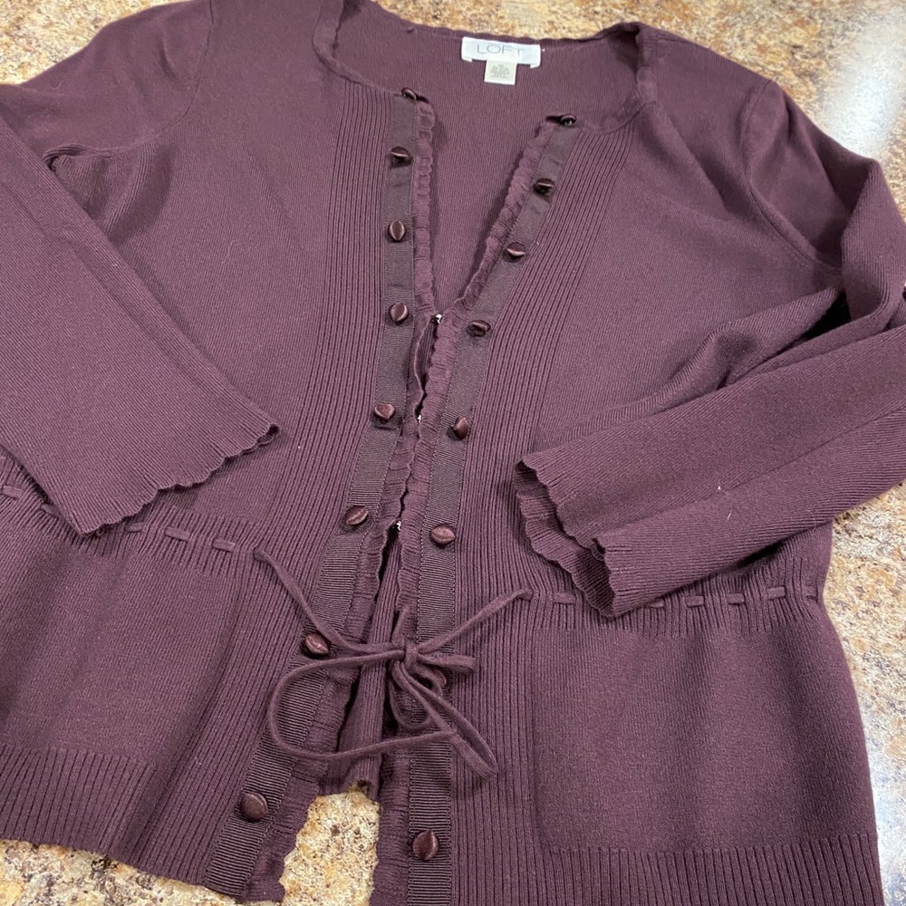 Ann Taylor Loft Cardigan Sweater Medium